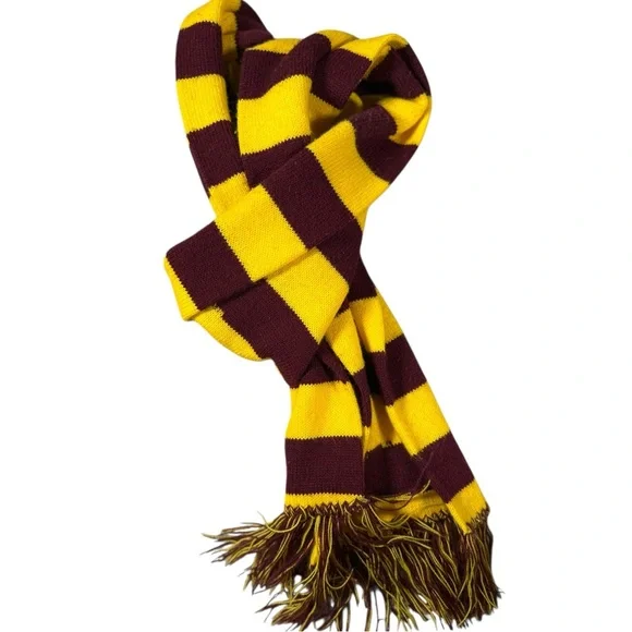Arizona State University Scarf Gold and Burgundy One Size - Picture 5 of 5